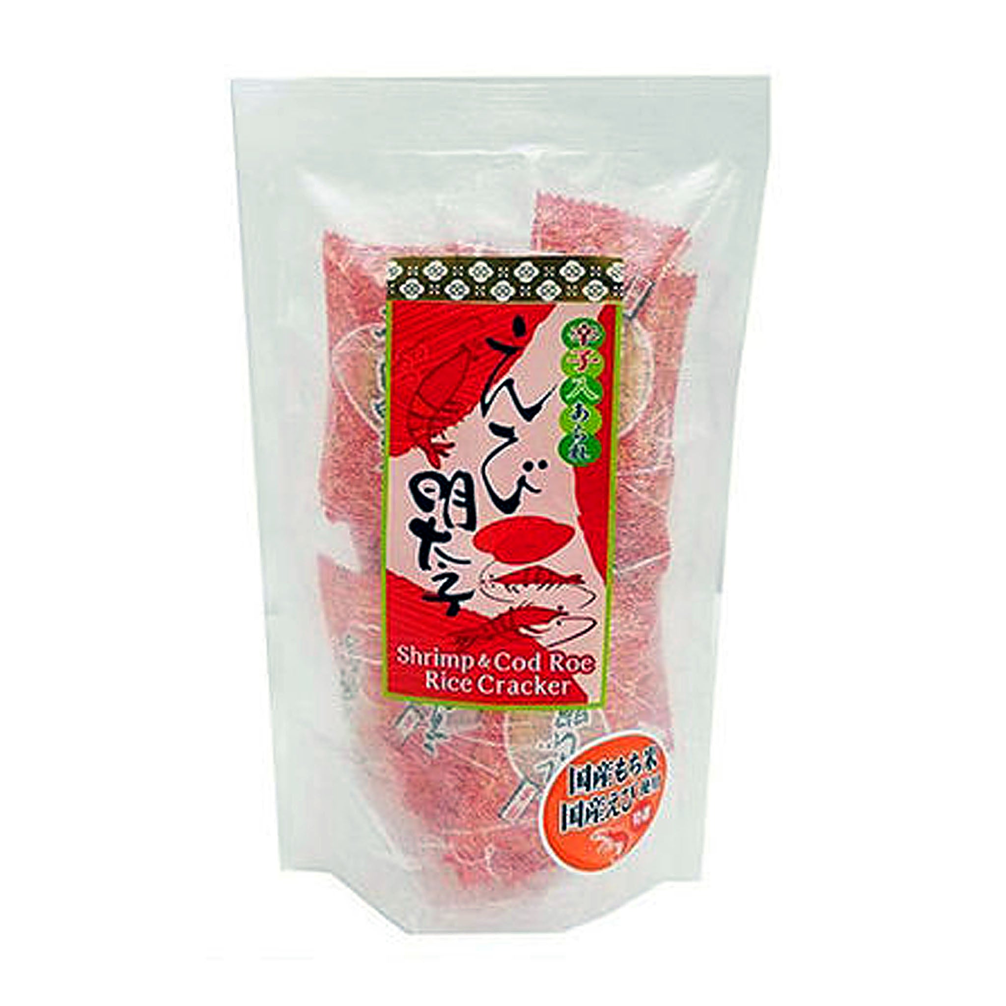 Morihaku Seika Shrimp & Mentaiko Rice Crackers in Washi Bag